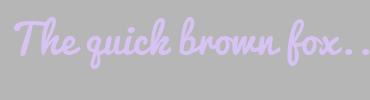 Image with Font Color D7C2F4 and Background Color B6B6B6